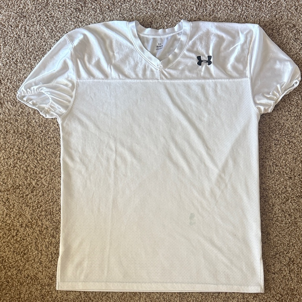 Under Armour Men's White Practice Jersey